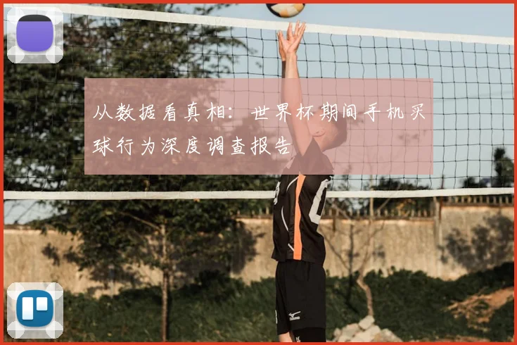 从数据看真相：世界杯期间手机买球行为深度调查报告